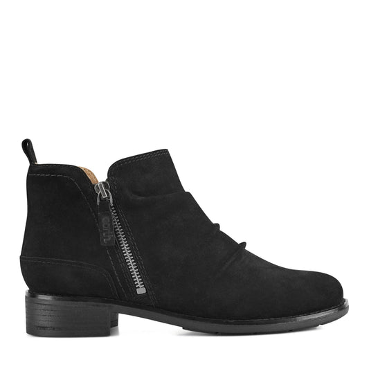 Nadya Round Toe Ruched Casual Booties - Earth Shoes Exclusive
