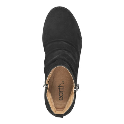 Nadya Round Toe Ruched Casual Booties - Earth Shoes Exclusive