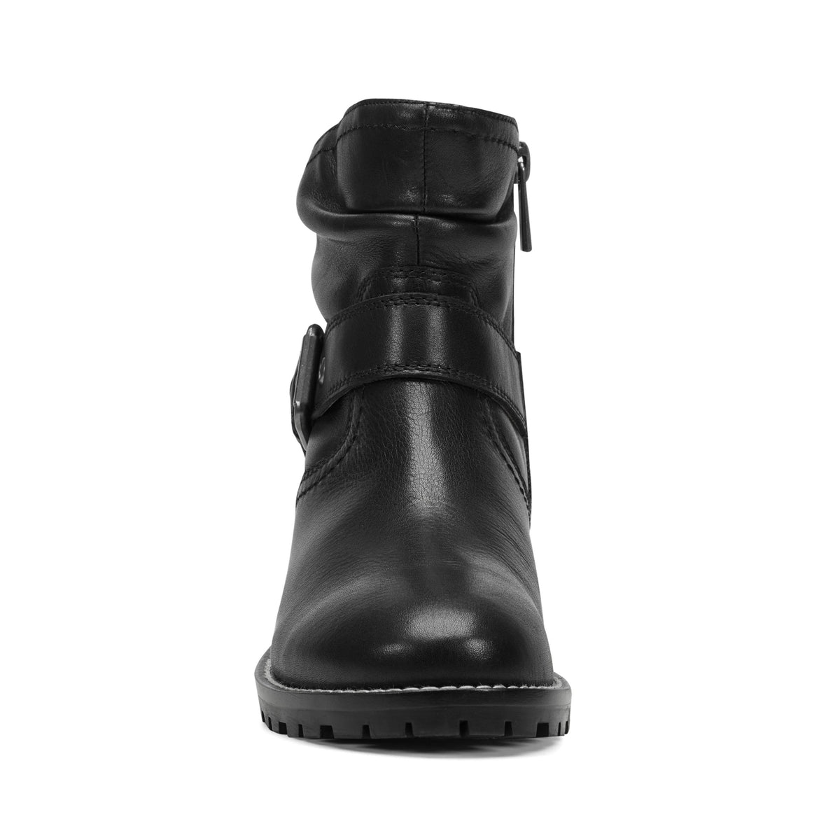 Thrill Leather Ruched Booties - Earth Shoes New