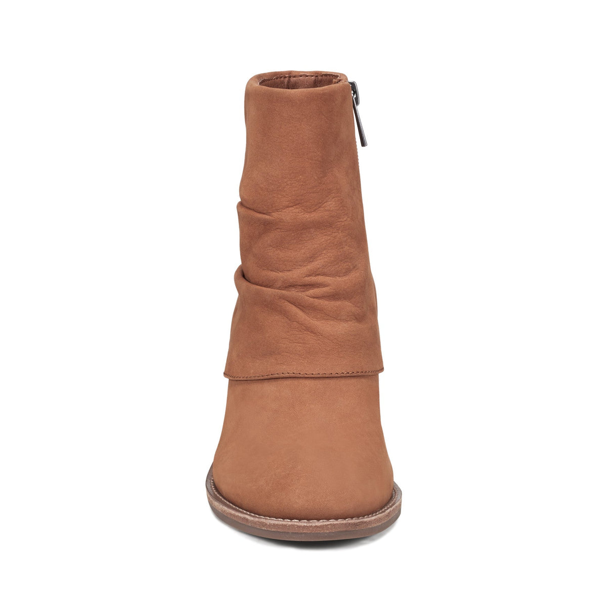 Savvy Block Heel Ruched Casual Booties - Earth Shoes Featured