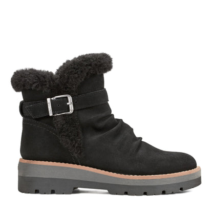 Yara Waterproof Suede Lug Sole Ankle Booties - Earth Shoes Trending