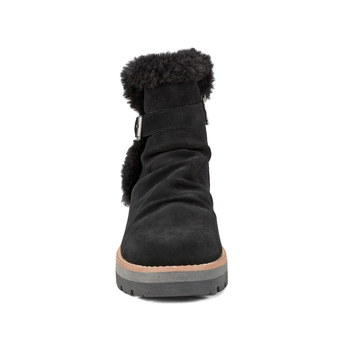 Yara Waterproof Suede Lug Sole Ankle Booties - Earth Shoes Trending