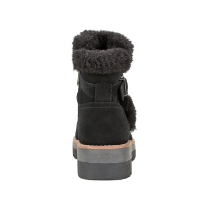 Yara Waterproof Suede Lug Sole Ankle Booties - Earth Shoes Trending