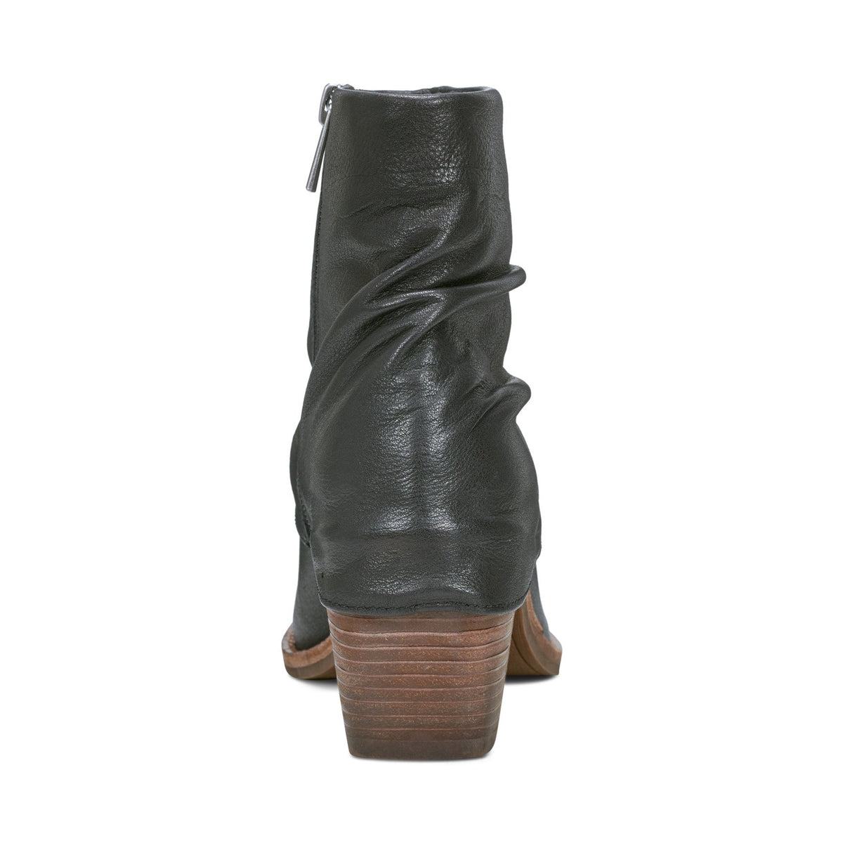 Savvy Block Heel Ruched Casual Booties - Earth Shoes Best Seller