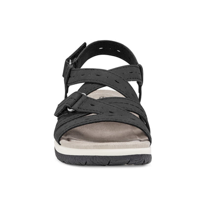Samsin Round Toe Strappy Casual Flat Sandals - Earth Shoes Premium