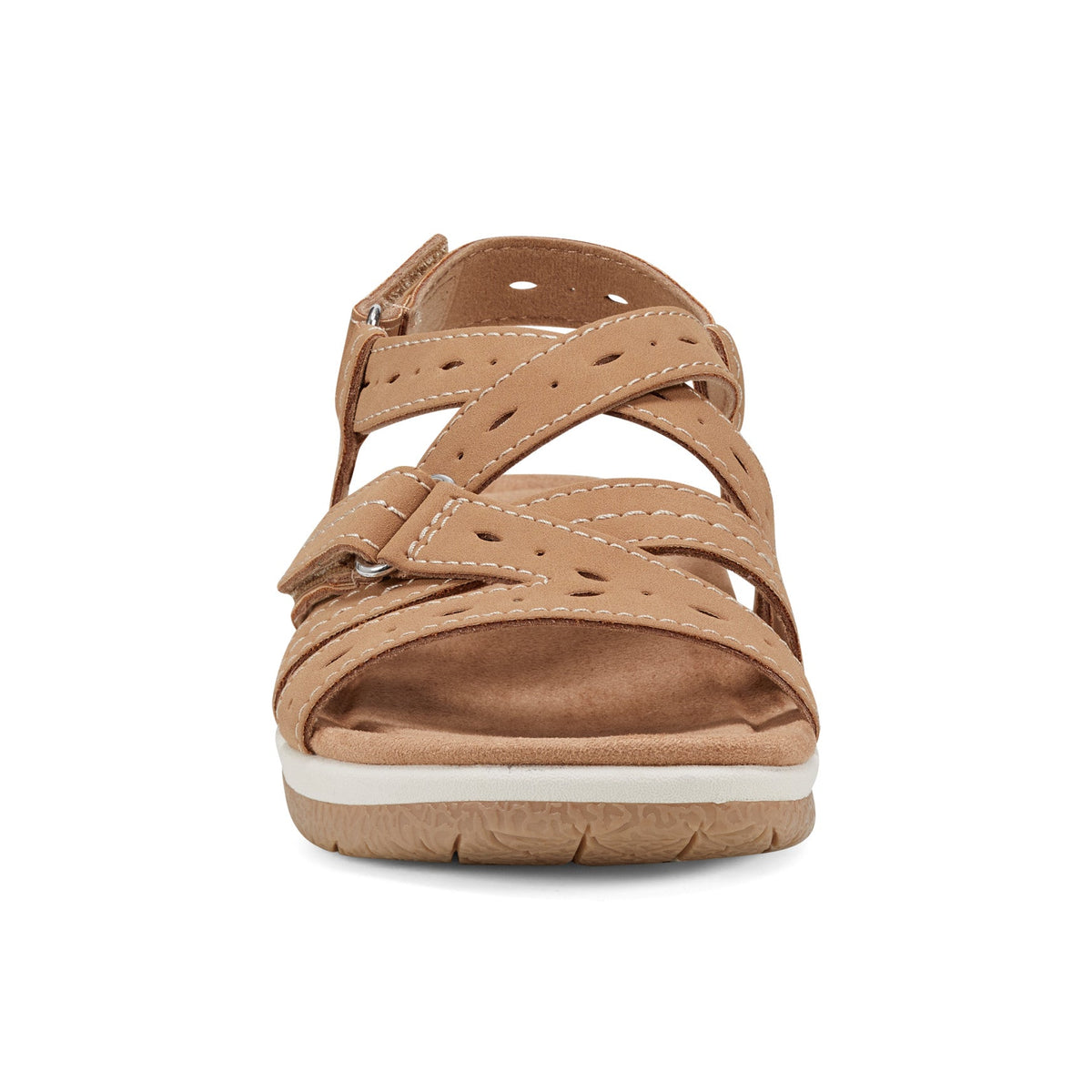 Samsin Round Toe Strappy Casual Flat Sandals - Earth Shoes Featured