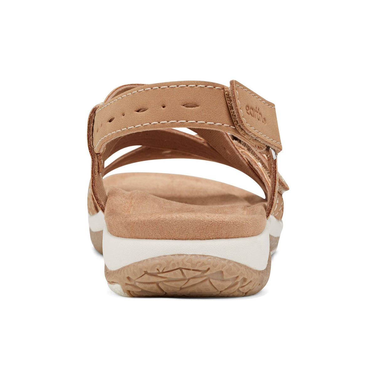 Samsin Round Toe Strappy Casual Flat Sandals - Earth Shoes Featured