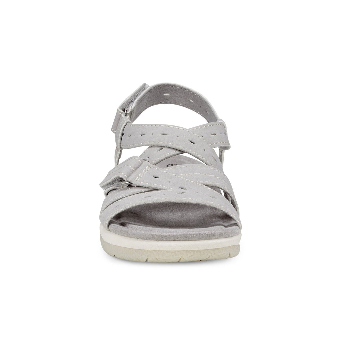 Samsin Round Toe Strappy Casual Flat Sandals - Earth Shoes Popular