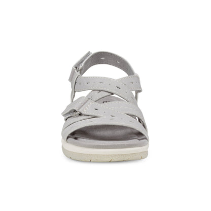 Samsin Round Toe Strappy Casual Flat Sandals - Earth Shoes Popular