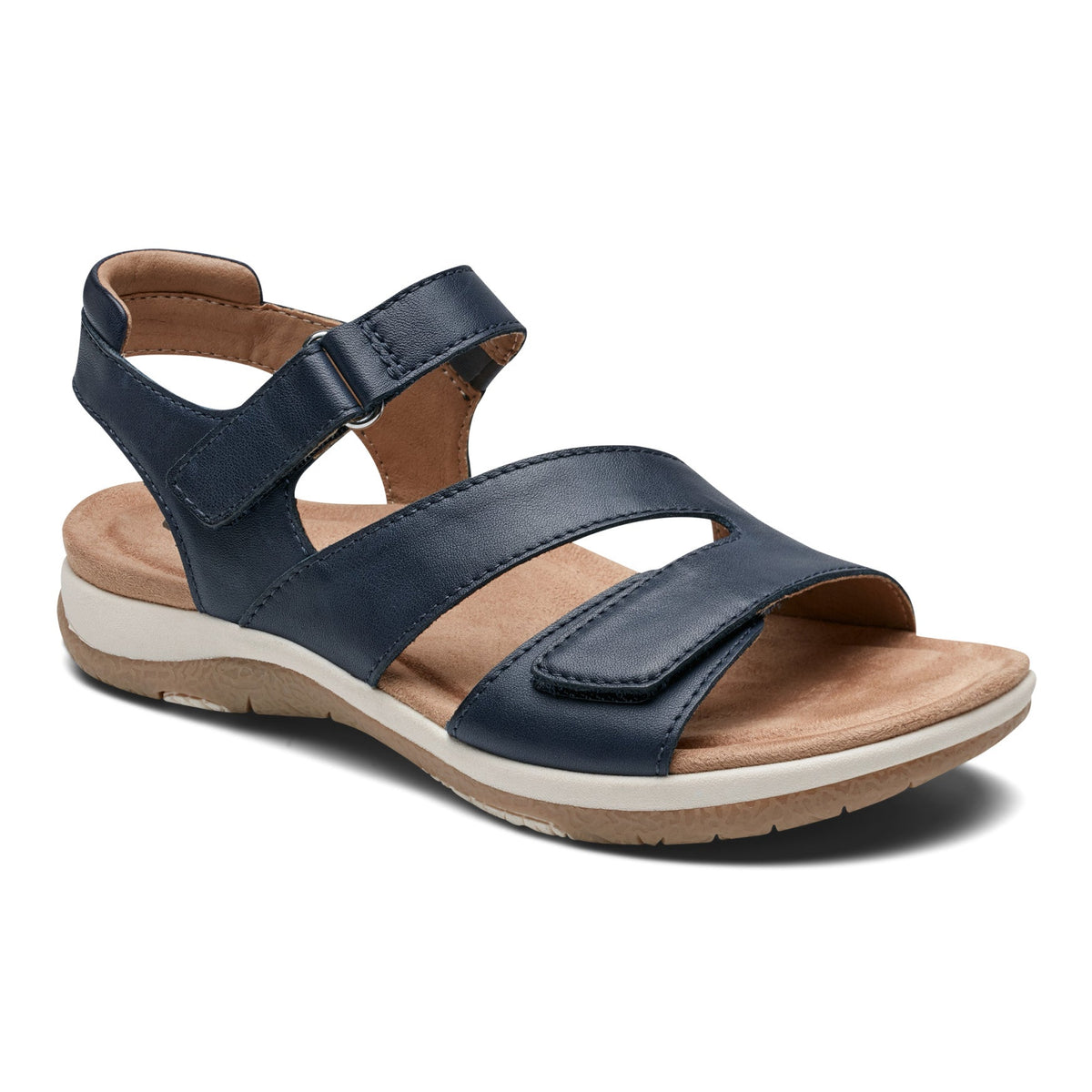 Sureal Leather Strappy Sandals - Earth Shoes Trending