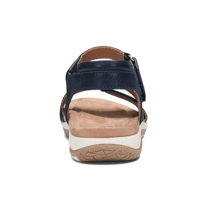 Sureal Leather Strappy Sandals - Earth Shoes Trending