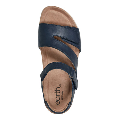 Sureal Leather Strappy Sandals - Earth Shoes Trending