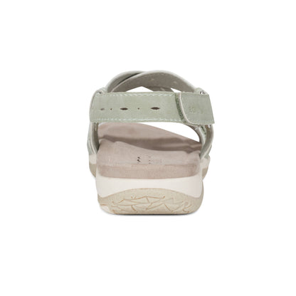 Samsin Round Toe Strappy Casual Flat Sandals - Earth Shoes Recommended