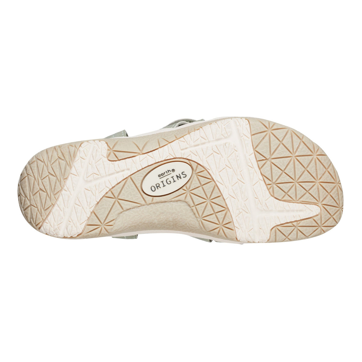 Samsin Round Toe Strappy Casual Flat Sandals - Earth Shoes Recommended