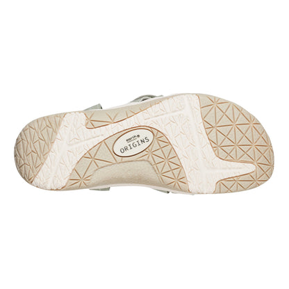Samsin Round Toe Strappy Casual Flat Sandals - Earth Shoes Recommended