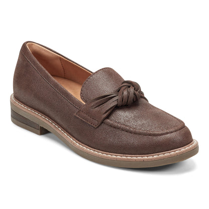 Jayde Leather Knotted Loafers - Earth Shoes Signature