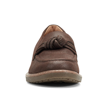 Jayde Leather Knotted Loafers - Earth Shoes Signature