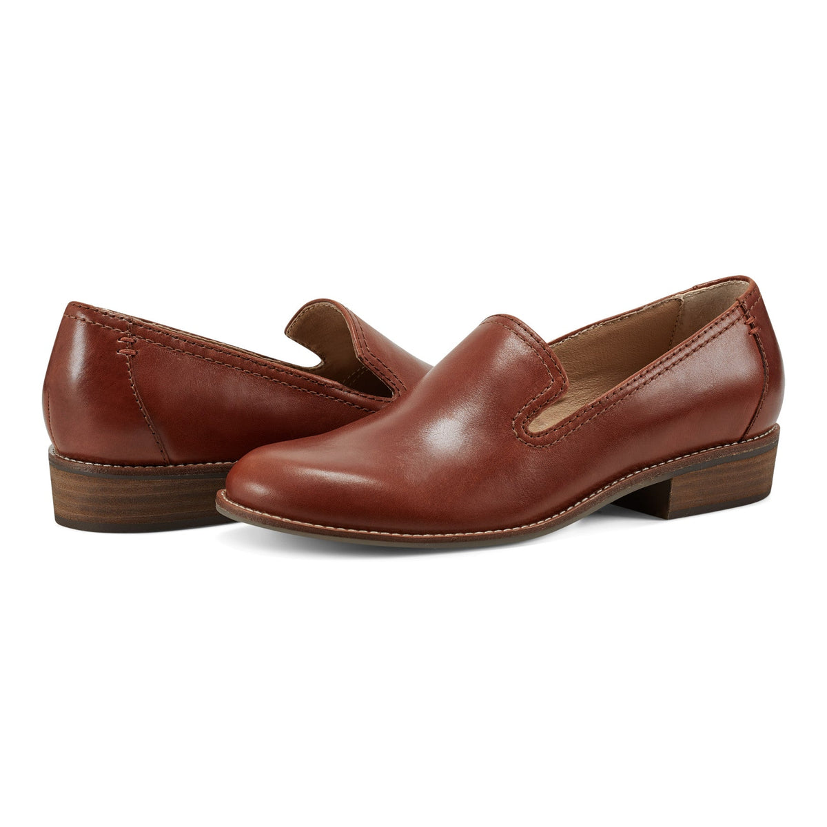 Edna Round Toe Casual Slip-on Flat Loafers - Earth Shoes Featured