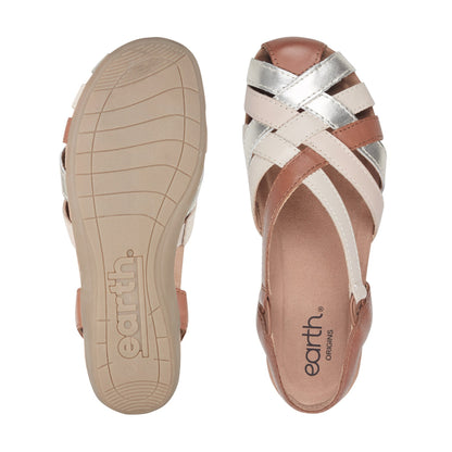 Berri Woven Casual Round Toe Slip-on Sandals - Earth Shoes Recommended