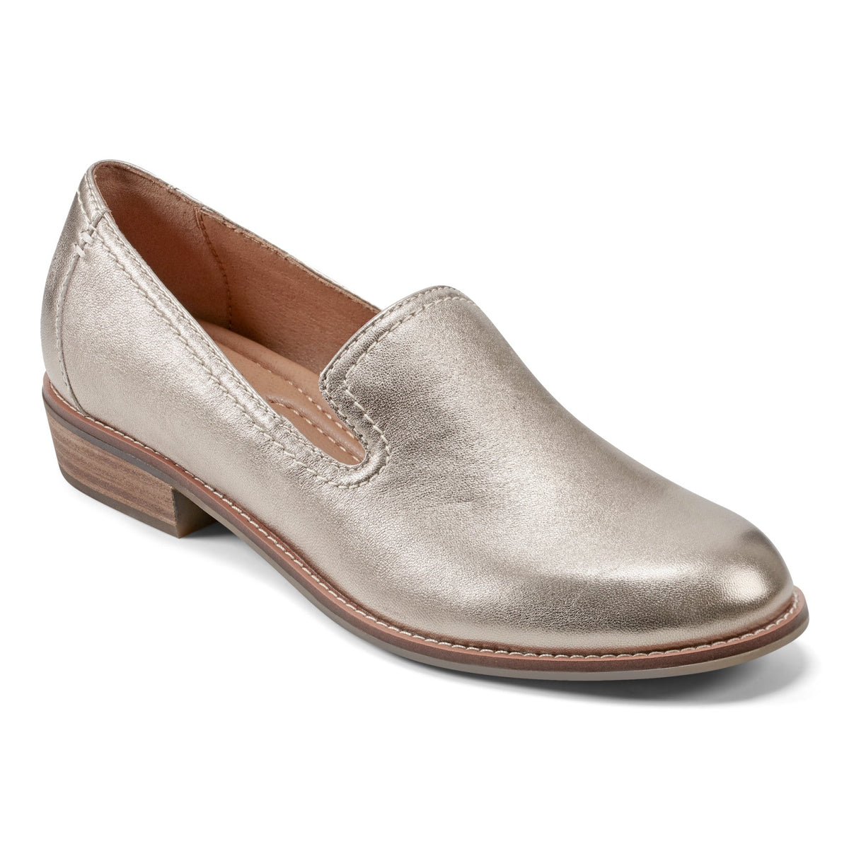 Edna Round Toe Casual Slip-on Flat Loafers - Earth Shoes New