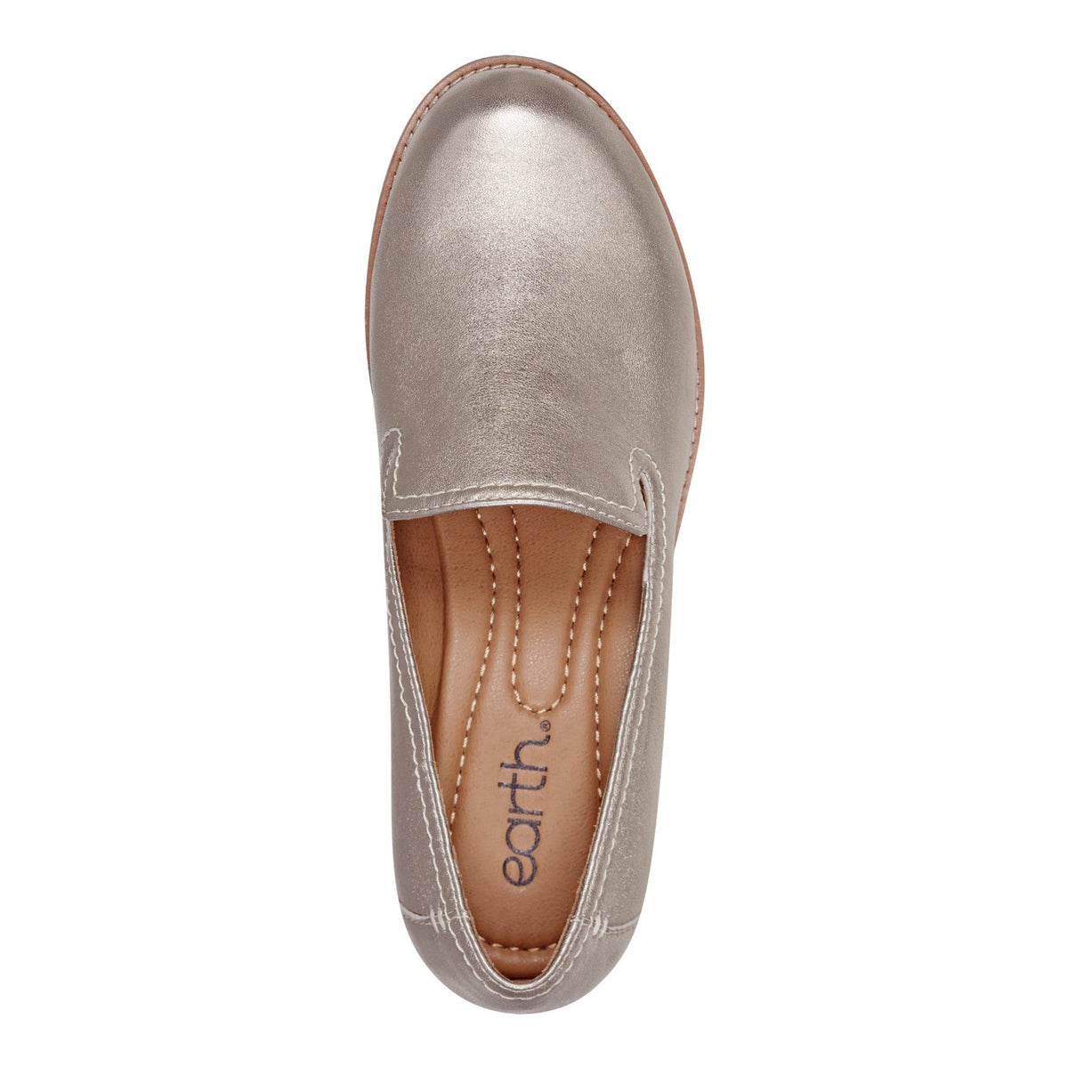 Edna Round Toe Casual Slip-on Flat Loafers - Earth Shoes New