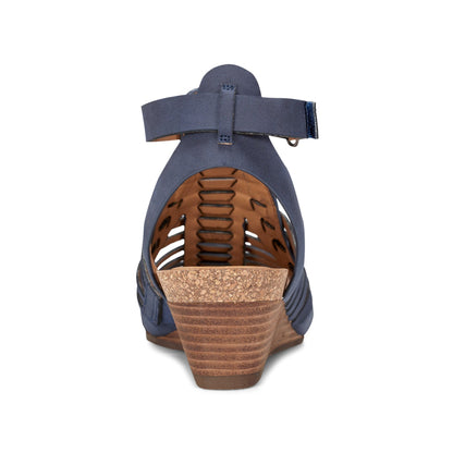 Hattie Round Toe Strappy Wedge Sandals - Earth Shoes Trending