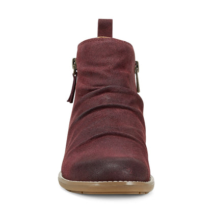 Nadya Round Toe Ruched Casual Booties - Earth Shoes Best Seller