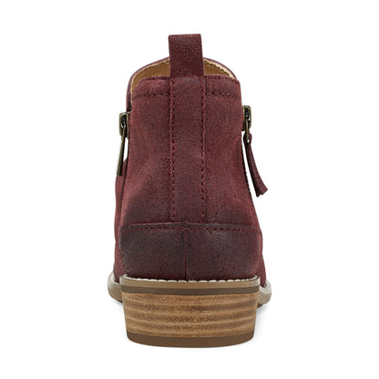 Nadya Round Toe Ruched Casual Booties - Earth Shoes Best Seller