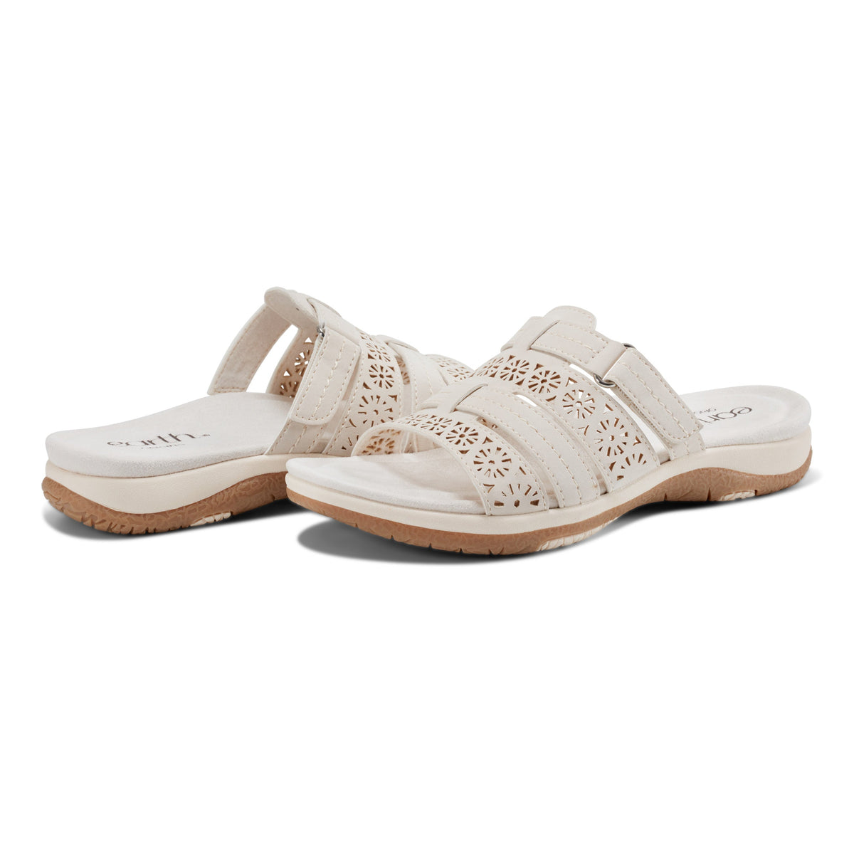 Sinci Square Toe Slip-on Casual Sandals - Earth Shoes Recommended
