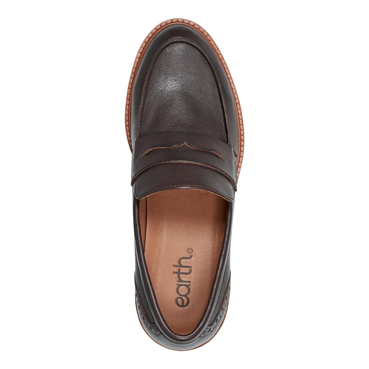 Lindy Almond Toe Casual Slip-on Penny Loafers - Earth Shoes Best Seller