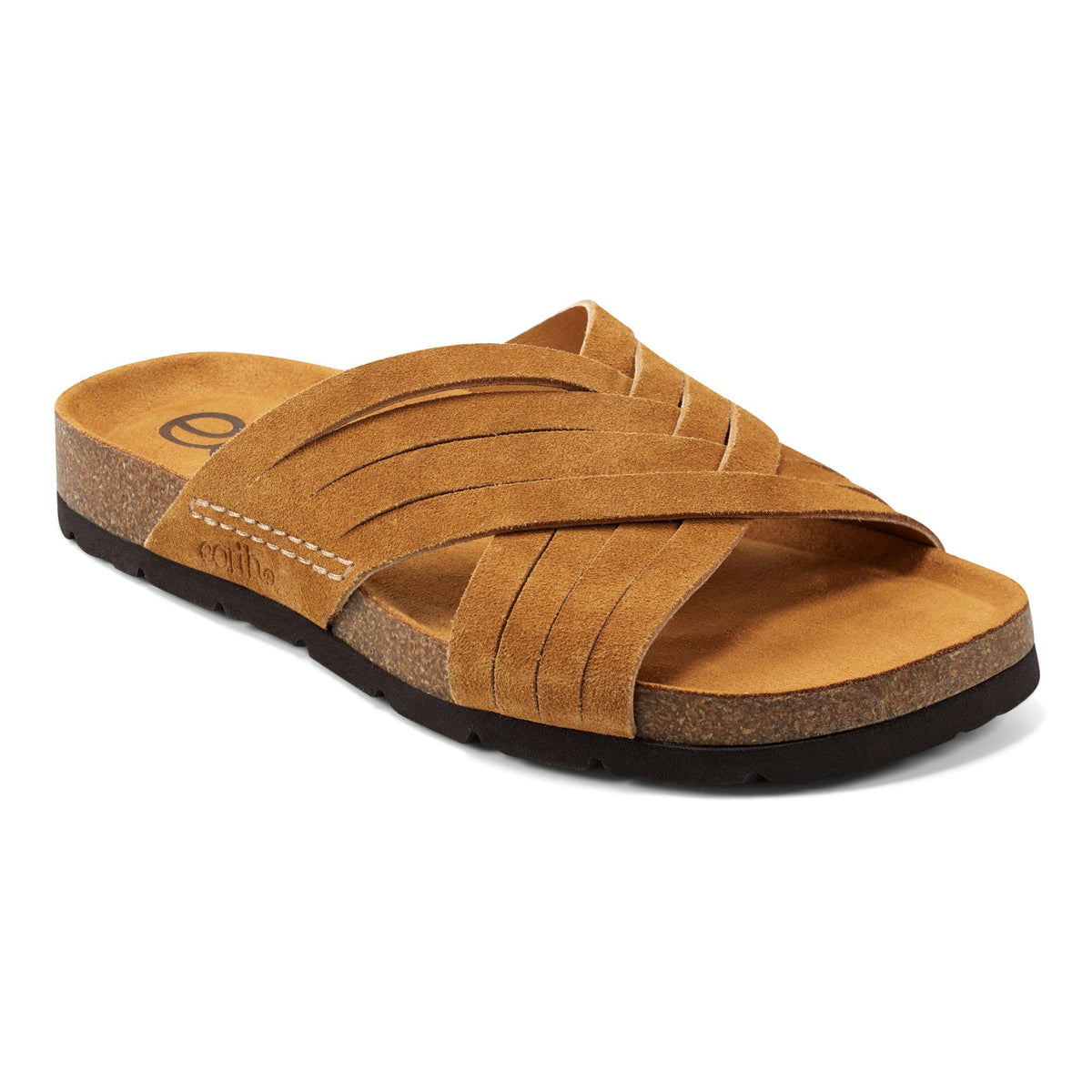 Atlas Square Toe Slip-on Strappy Casual Sandals - Earth Shoes Recommended