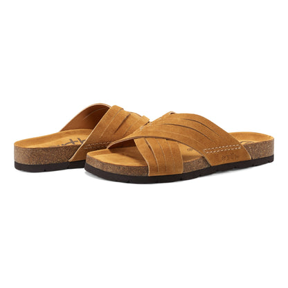 Atlas Square Toe Slip-on Strappy Casual Sandals - Earth Shoes Recommended