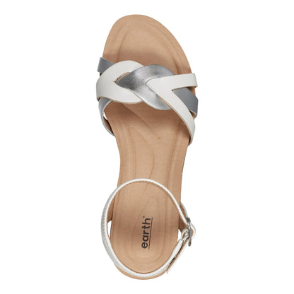 Herly Woven Strappy Stacked Heel Dress Sandals - Earth Shoes Signature