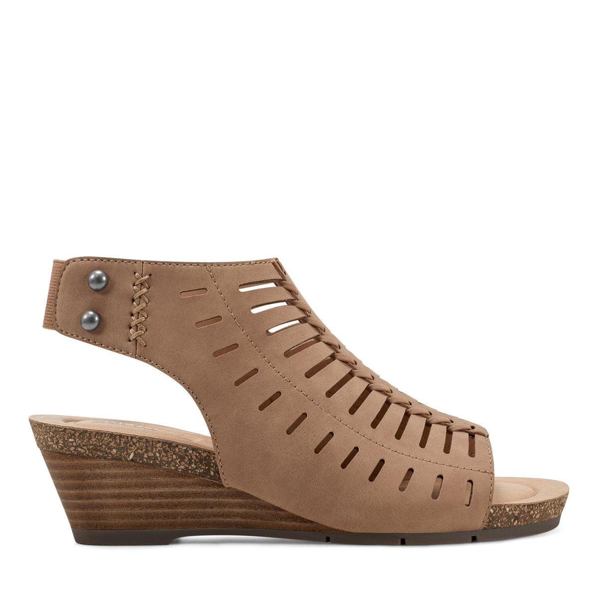 Hana Round Toe Laser Cut Dress Sandals - Earth Shoes Featured