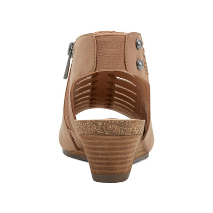 Hana Round Toe Laser Cut Dress Sandals - Earth Shoes Featured