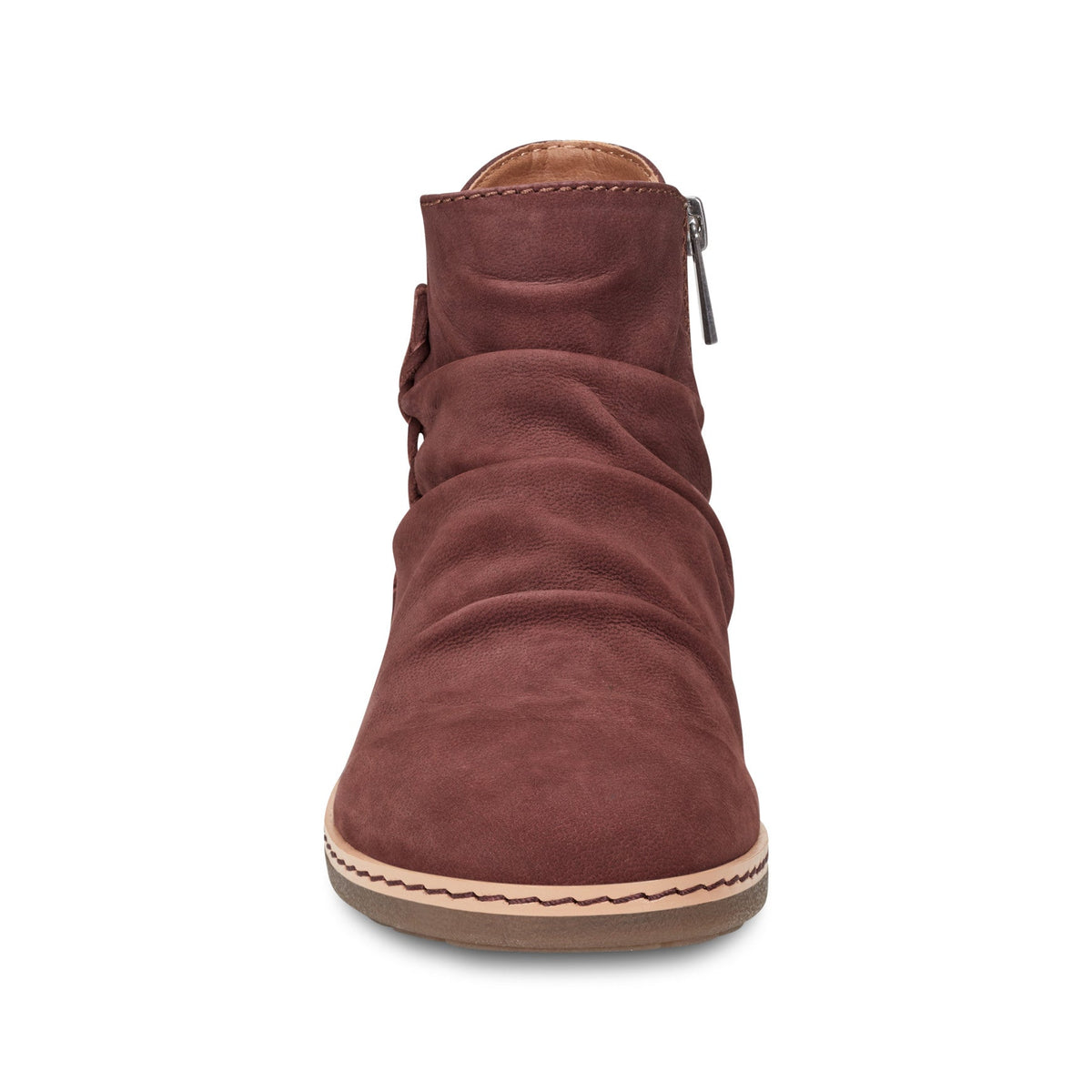 Hilaree Water Repellent Round Toe Ruched Casual Booties - Earth Shoes Trending
