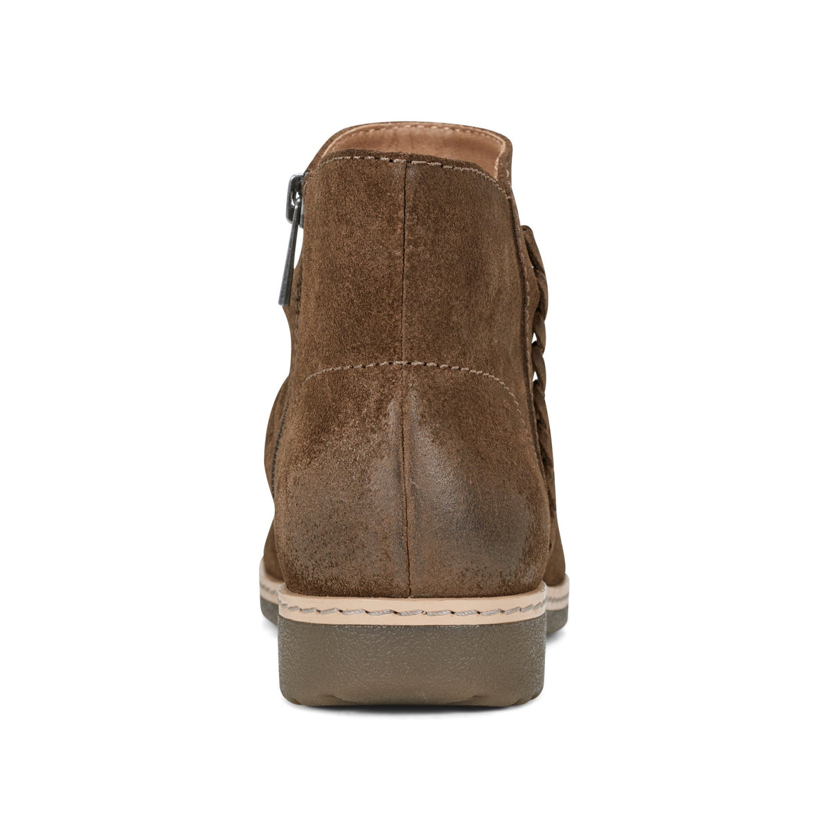 Hilaree Water Repellent Round Toe Ruched Casual Booties - Earth Shoes Recommended