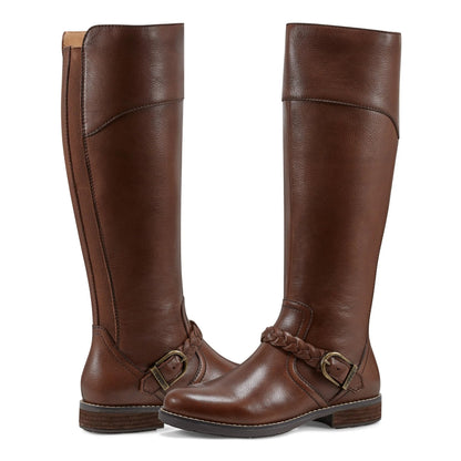 Mira Round Toe High Shaft Casual Boots - Earth Shoes Popular
