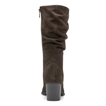 Vine Block Heel Almond Toe Casual Boots - Earth Shoes Trending