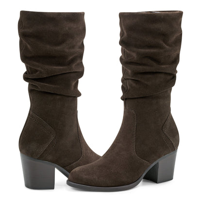 Vine Block Heel Almond Toe Casual Boots - Earth Shoes Trending