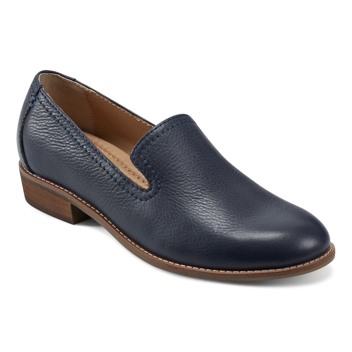 Edna Round Toe Casual Slip-on Flat Loafers - Earth Shoes Popular
