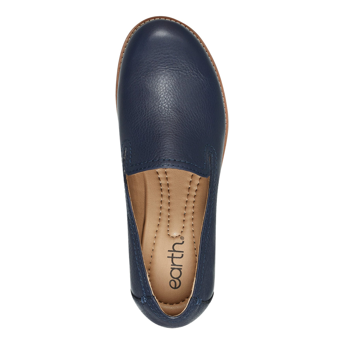 Edna Round Toe Casual Slip-on Flat Loafers - Earth Shoes Popular