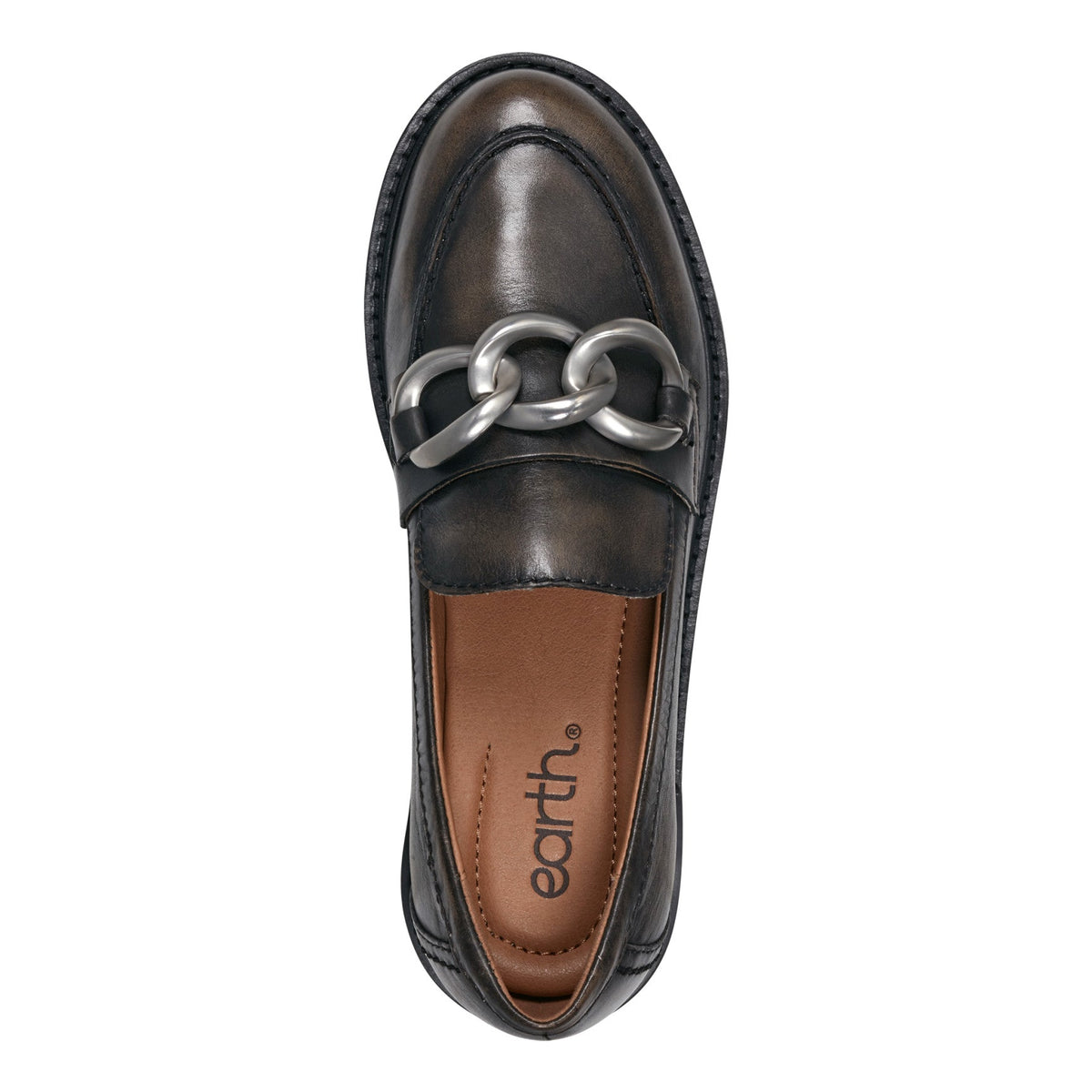 Zalor Round Toe Lug Sole Casual Slip-on Loafers - Earth Shoes Trending