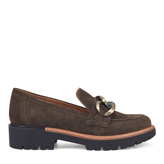 Zalor Round Toe Lug Sole Casual Slip-on Loafers - Earth Shoes Recommended