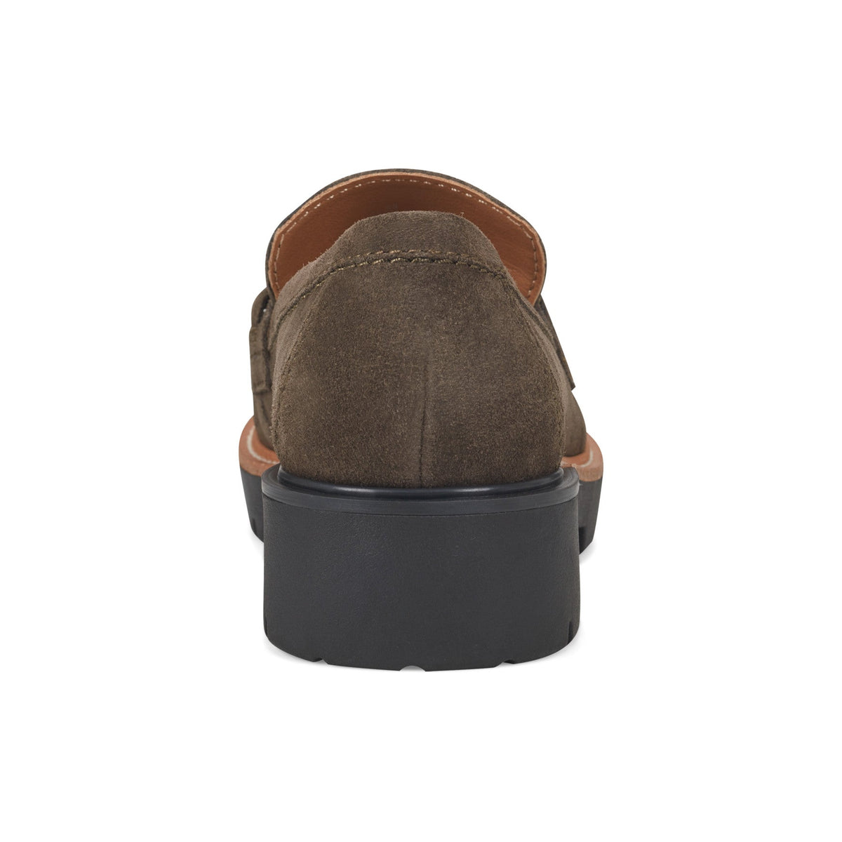 Zalor Round Toe Lug Sole Casual Slip-on Loafers - Earth Shoes Recommended