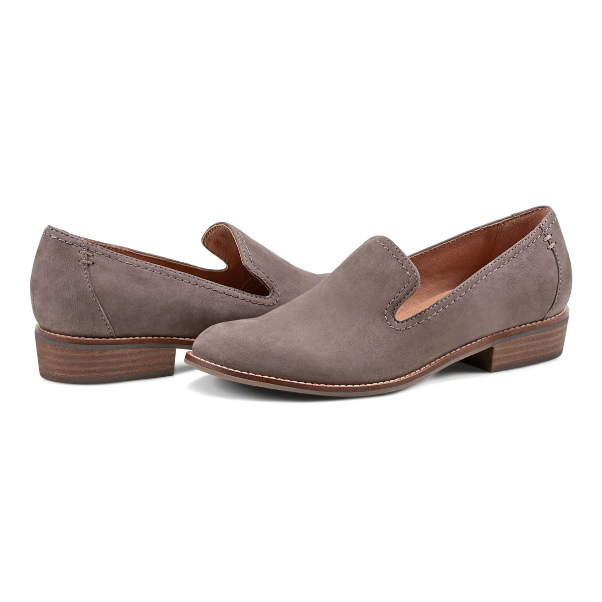 Edna Round Toe Casual Slip-on Flat Loafers - Earth Shoes Exclusive