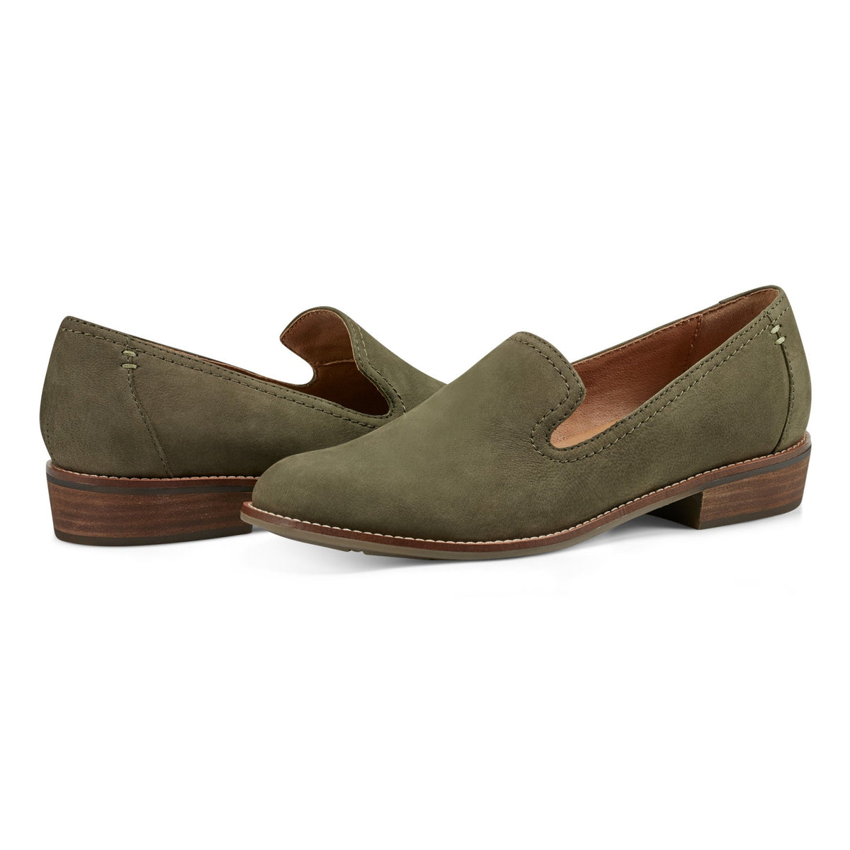 Edna Round Toe Casual Slip-on Flat Loafers - Earth Shoes Signature