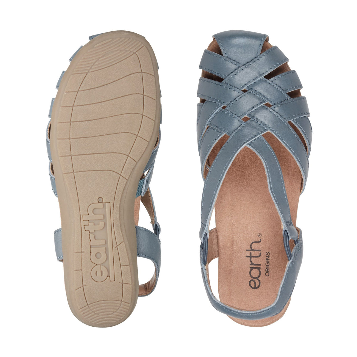 Berri Woven Casual Round Toe Slip-on Sandals - Earth Shoes Premium