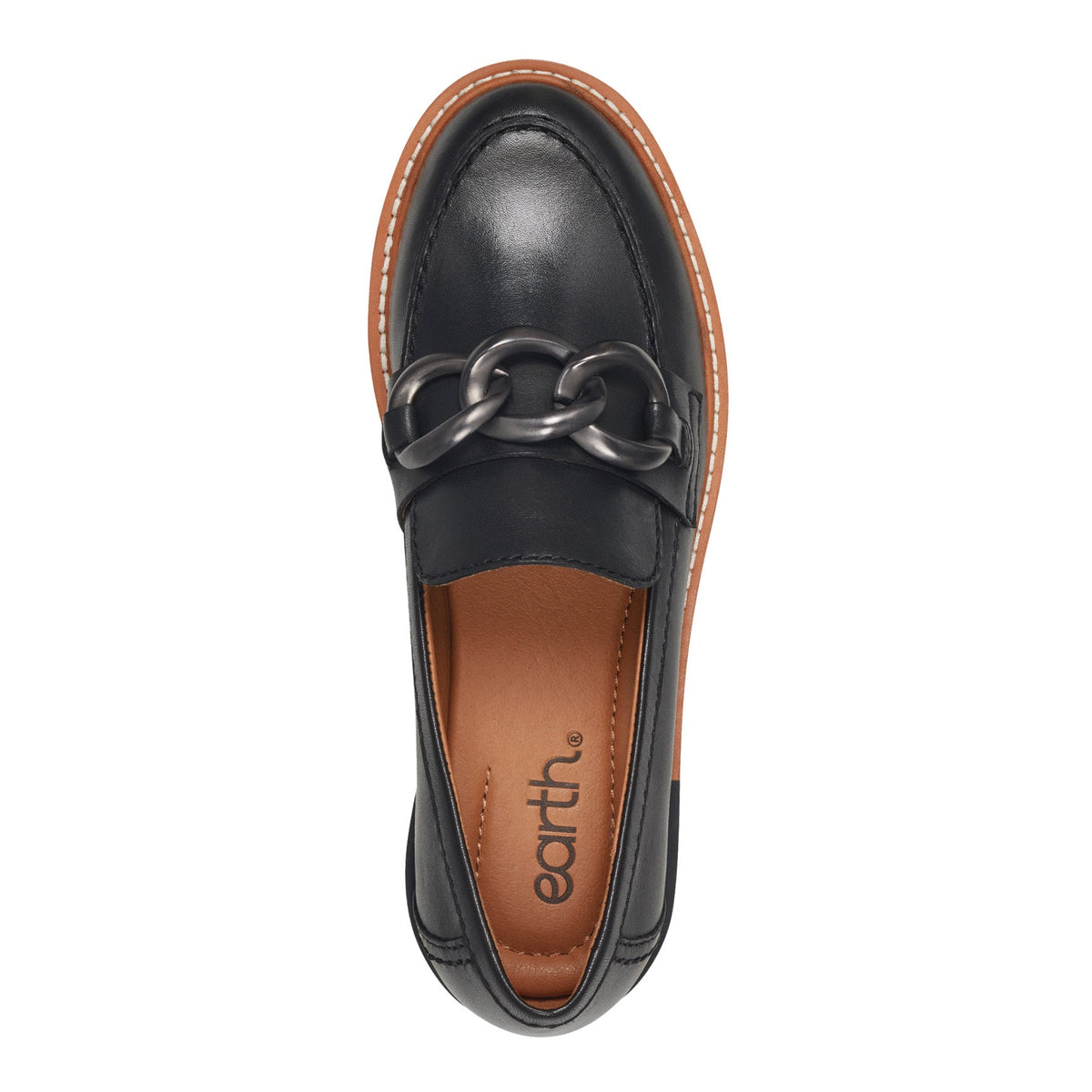 Zalor Round Toe Lug Sole Casual Slip-on Loafers - Earth Shoes New