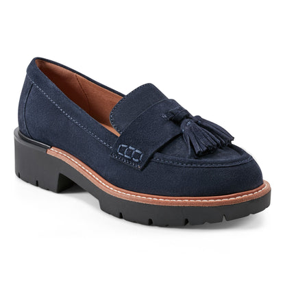 Zimm Round Toe Lug Sole Casual Slip-on Loafers - Earth Shoes Popular
